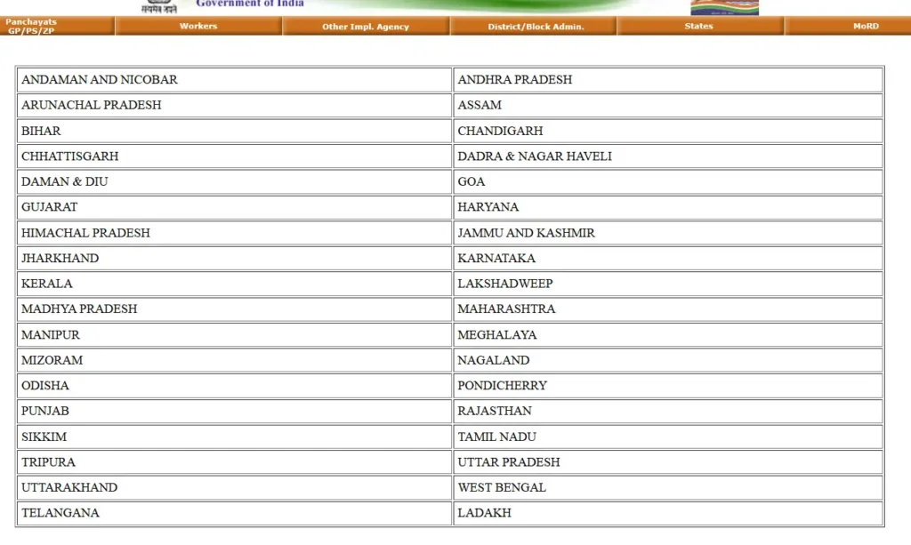 NREGA Gram Panchayat List 2025 | नरेगा ग्राम पंचायत सूची कैसे देखें